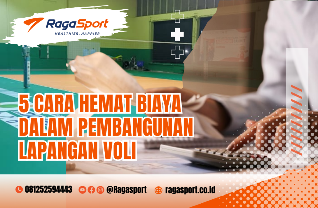 membangun lapangan voli