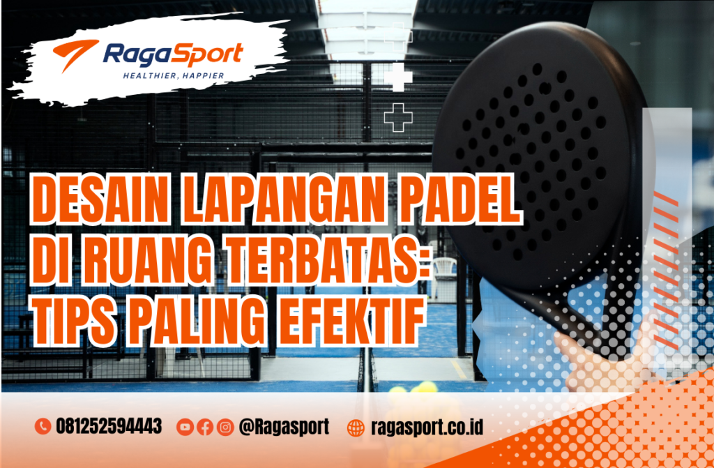 lapangan padel di ruang terbatas