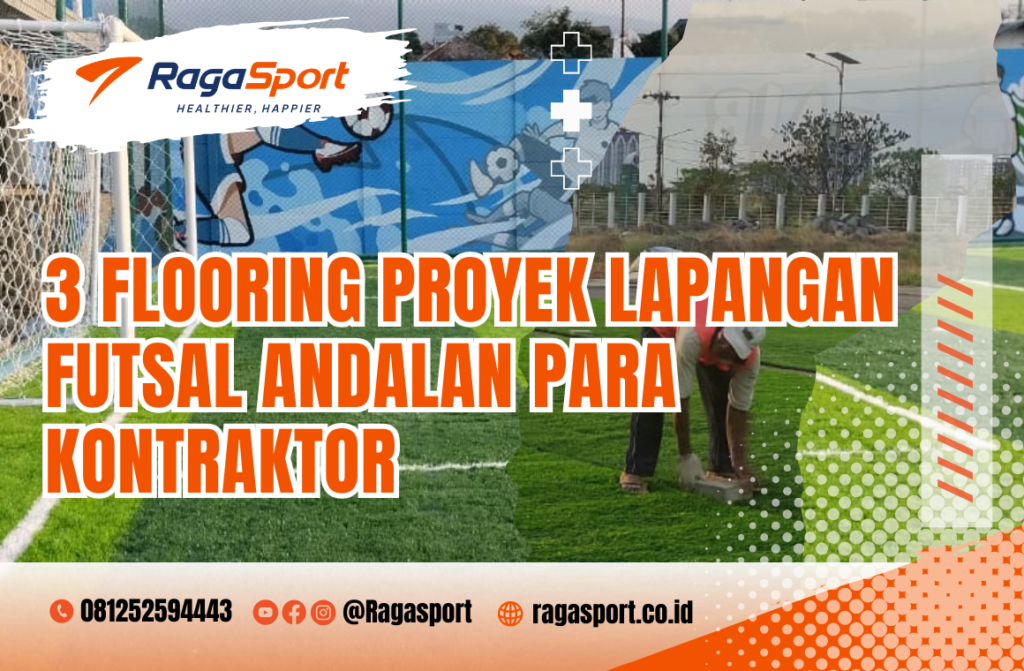 3 flooring proyek lapangan futsal