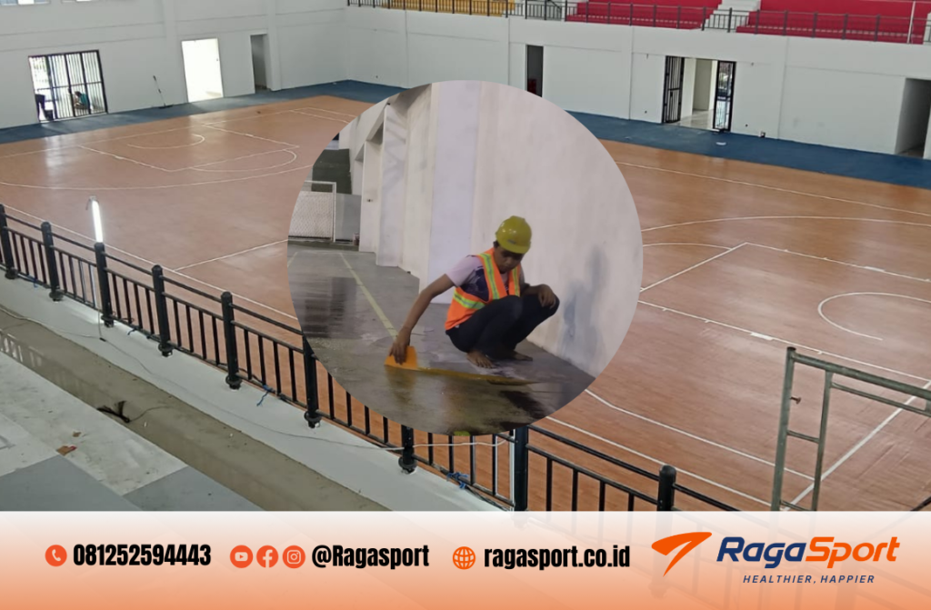 manfaat flooring vinyl untuk proyek lapangan basket
