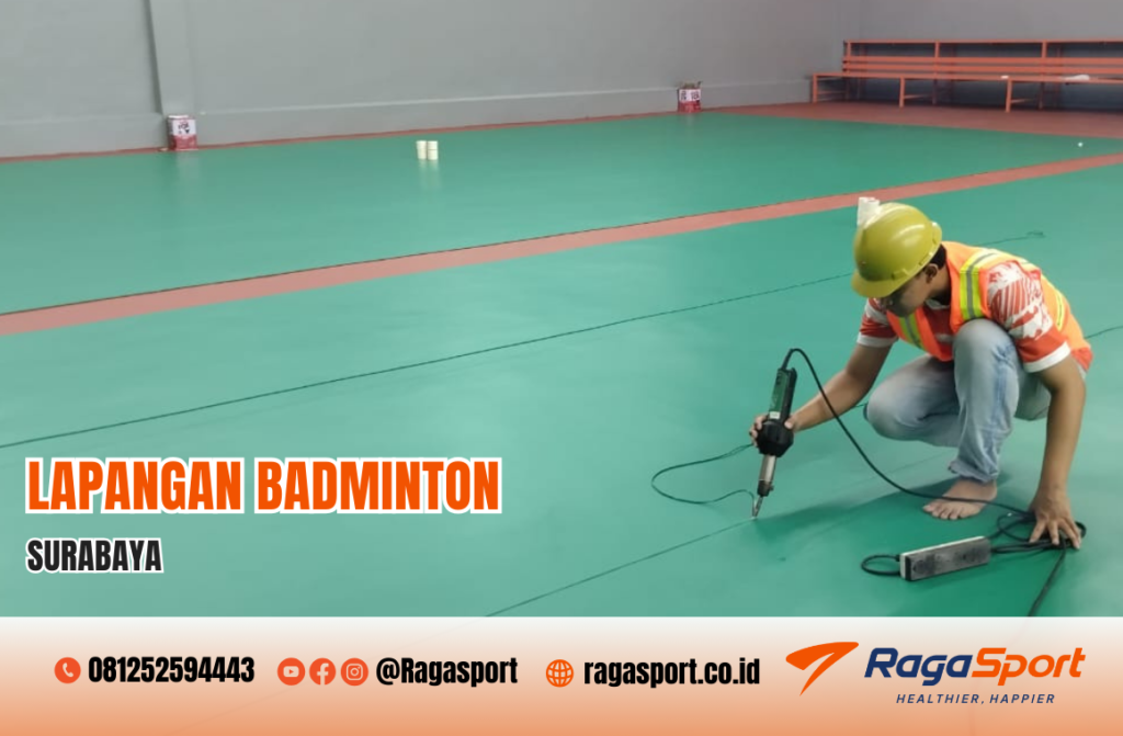 detail proyek sipil lapangan badminton