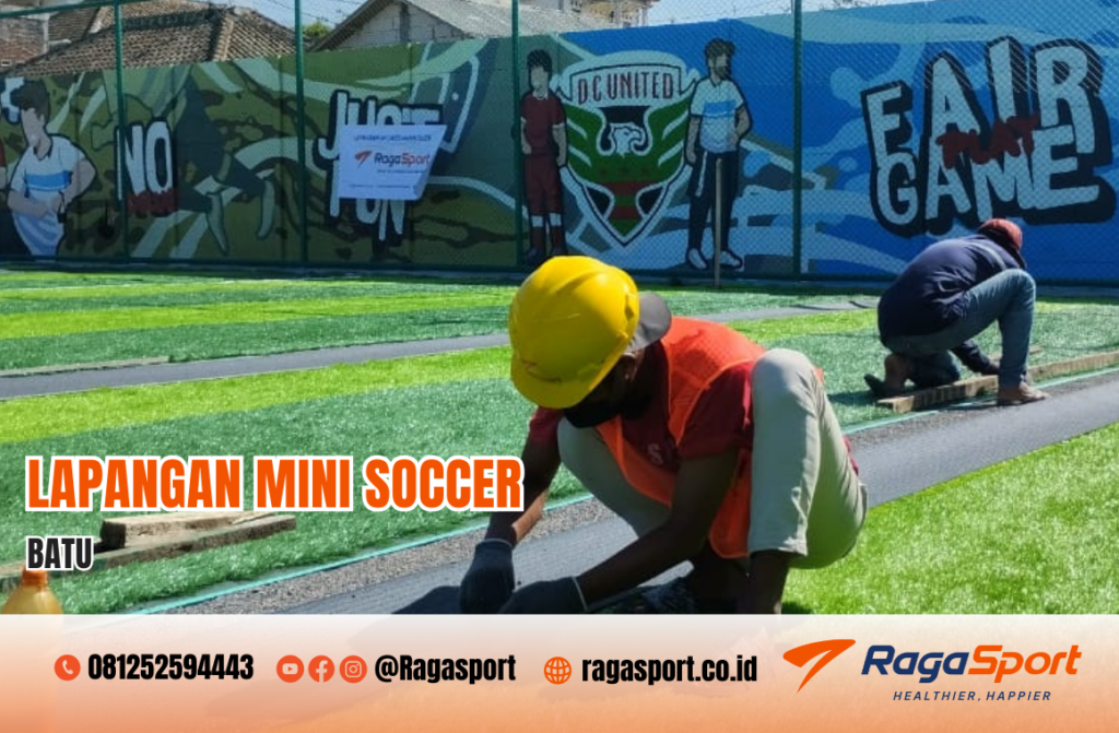 gambaran proyek sipil lapangan mini soccer