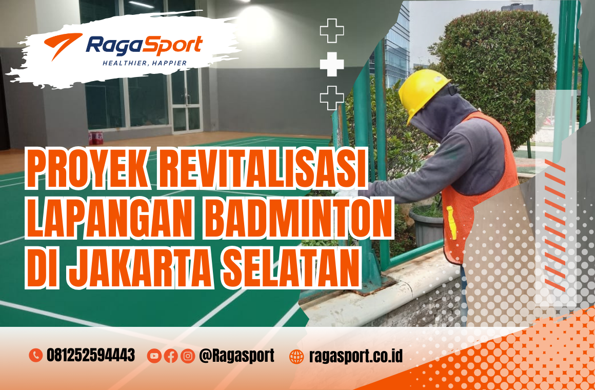 revitalisasi lapangan badminton