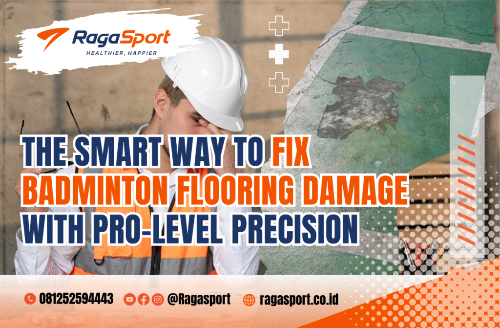 fix badminton flooring damage