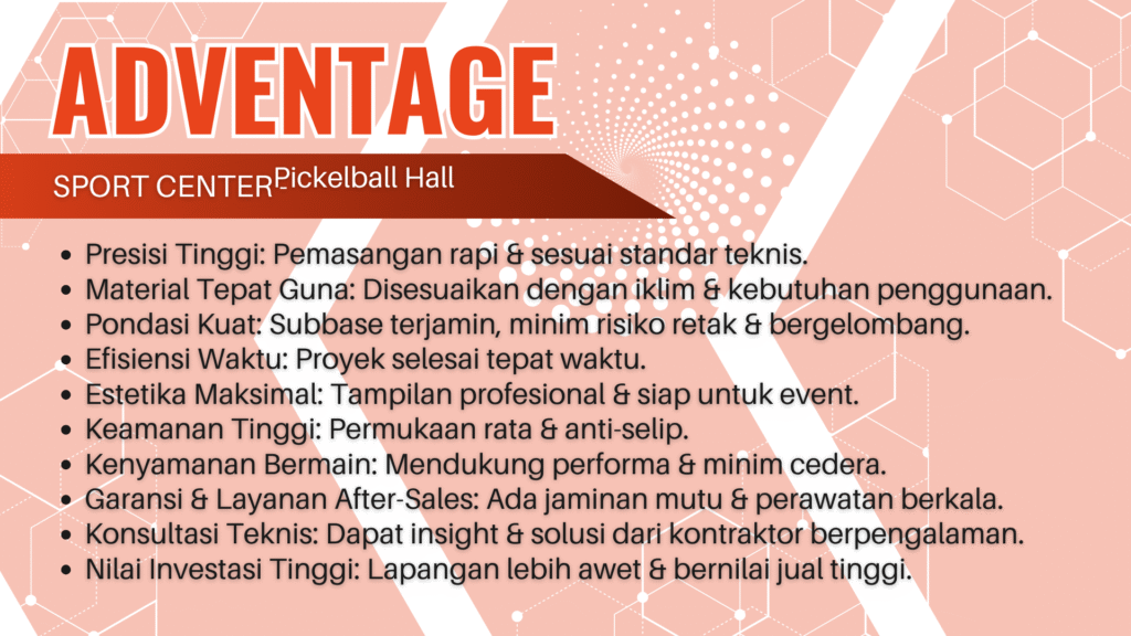 adventage jasa pasang flooring lapangan