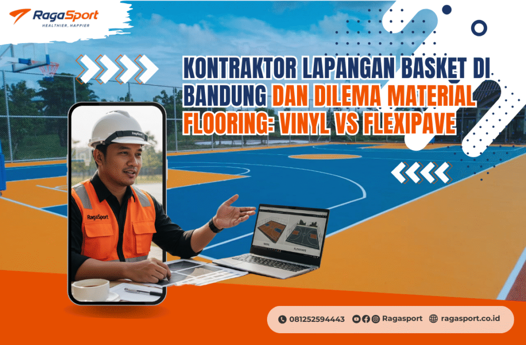 Kontraktor Lapangan Basket di Bandung dan Dilema Material Flooring_ Vinyl vs Flexipave