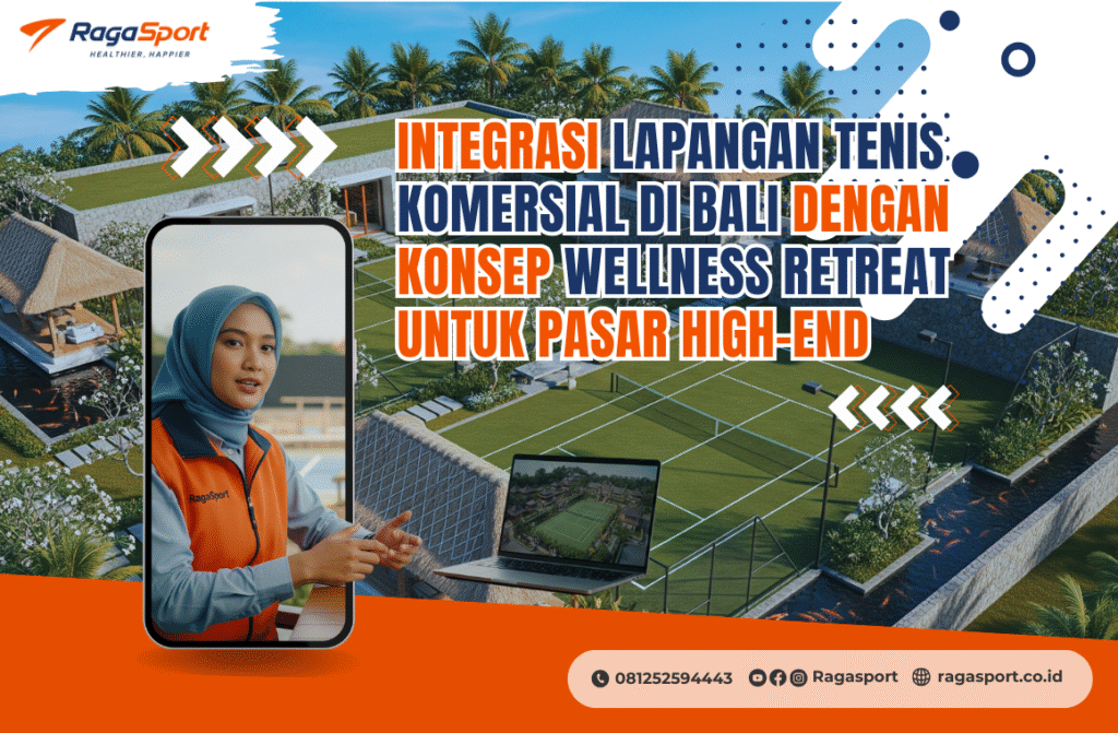 Integrasi Lapangan Tenis Komersial di Bali dengan Konsep Wellness Retreat untuk Pasar High-End