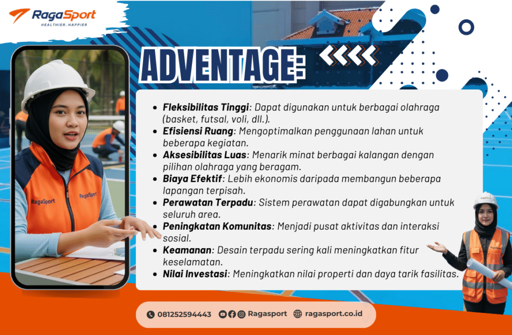 adventage jasa pembuatan lapangan multisport