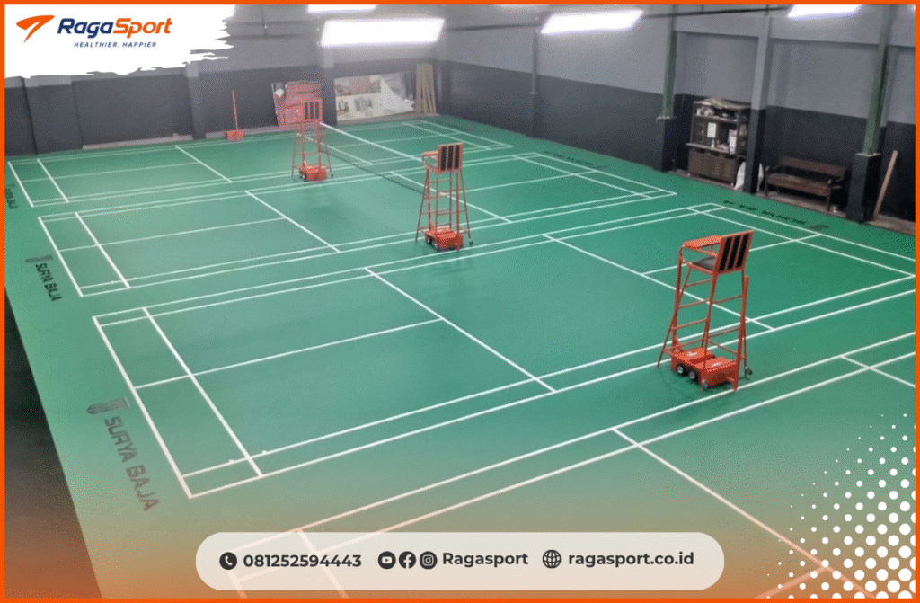 Standar Lapangan Badminton Turnamen Modern