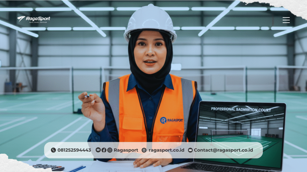 Harga Flooring Vinyl dari Kontraktor Badminton Bandung