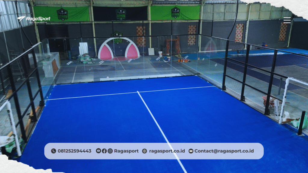 Proses Pengerjaan Proyek Lapangan Padel oleh RagaSport
