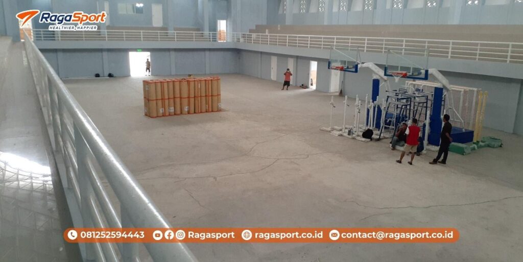 Proses Perhitungan Sipil dari Kontraktor Lapangan Olahraga Profesional