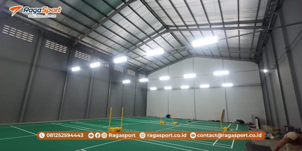 Estimasi harga Pembuatan Lapangan Badminton Standar BWF
